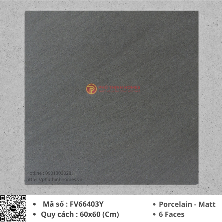 Gạch ốp lát 60x60 Việt Ý FV66403Y Porcelain men Matt