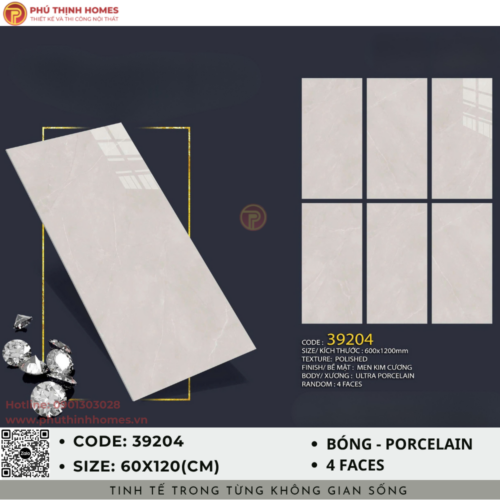 GẠCH 60X120 VITTO 39204 BÓNG KIM CƯƠNG