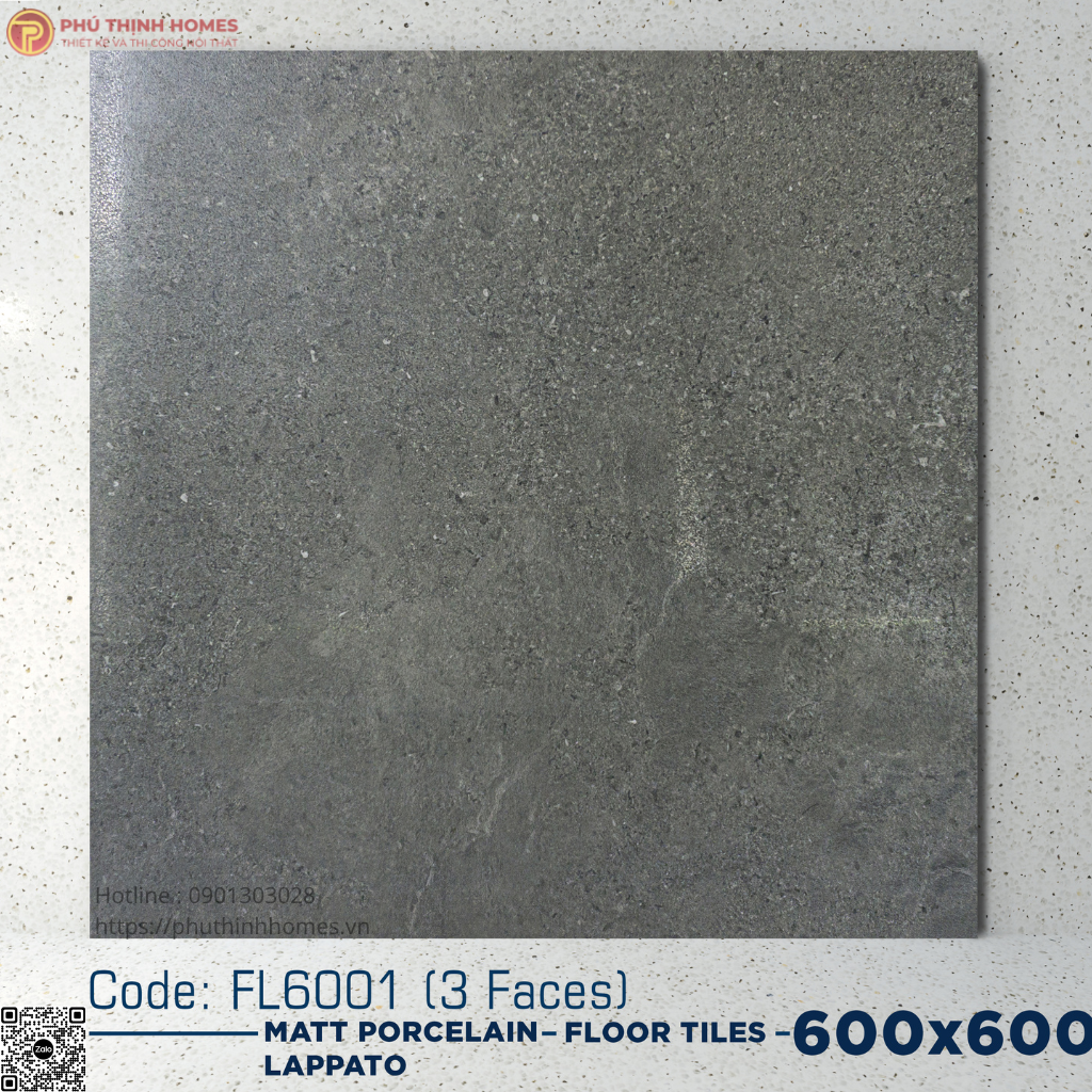 Gạch ốp lát 60x60 Hoàng Gia FL6001 Porcelain men Matt