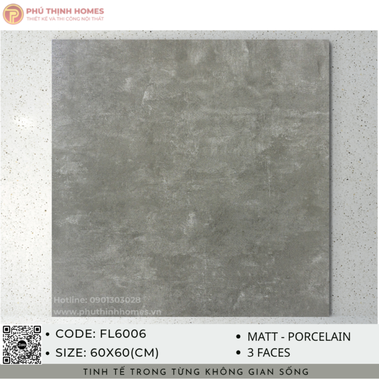 Gạch ốp lát 60x60 Hoàng Gia FL6006 Porcelain men Matt