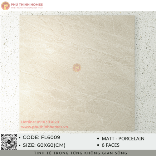 Gạch ốp lát 60x60 Hoàng Gia FL6009 Porcelain men Matt