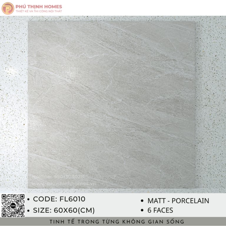 Gạch ốp lát 60x60 Hoàng Gia FL6010 Porcelain men Matt