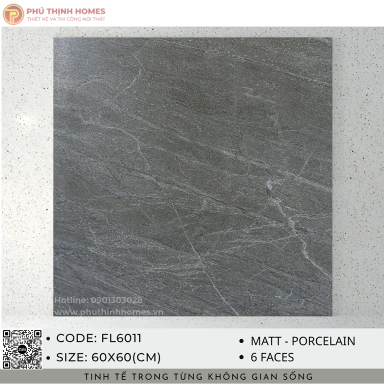 Gạch ốp lát 60x60 Hoàng Gia FL6011 Porcelain men Matt