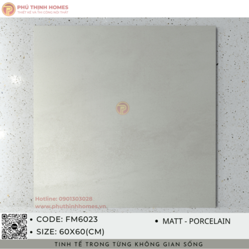 Gạch ốp lát 60x60 Hoàng Gia FM6023 Porcelain men Matt