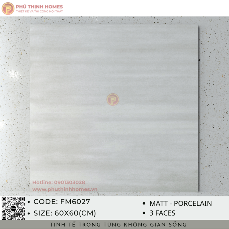 Gạch ốp lát 60x60 Hoàng Gia FM6027 Porcelain men Matt