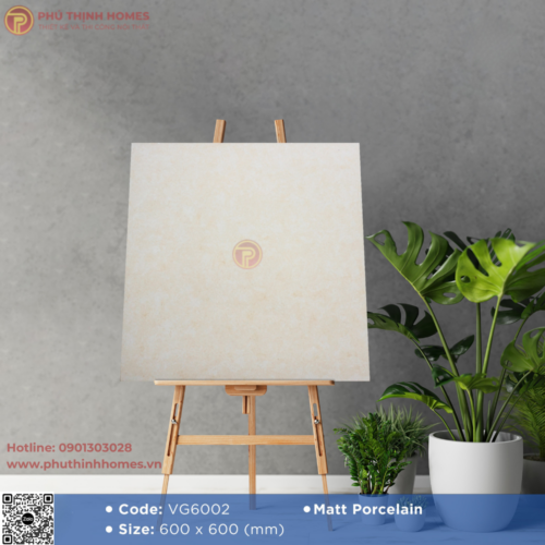 Gạch VIGLACERA 60x60 VG6002 bề mặt mờ