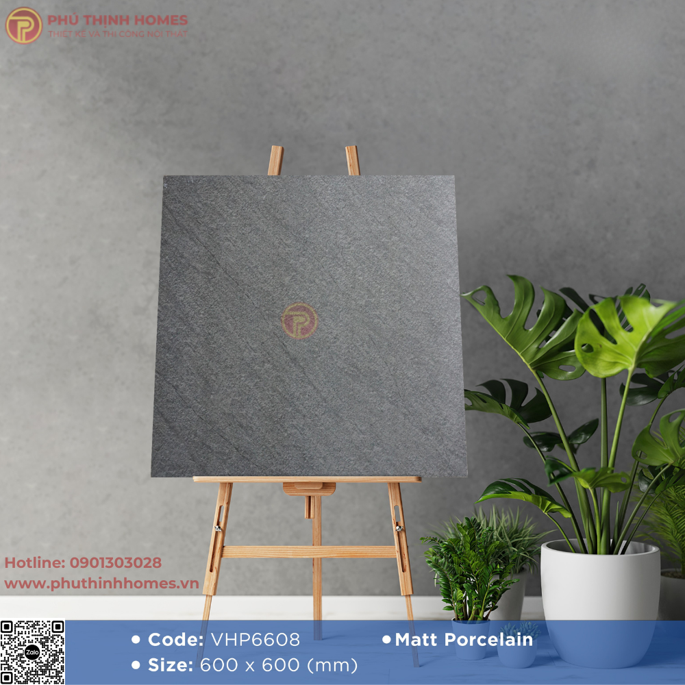 Gạch Viglacera 60x60 VHP6608 bề mặt mờ