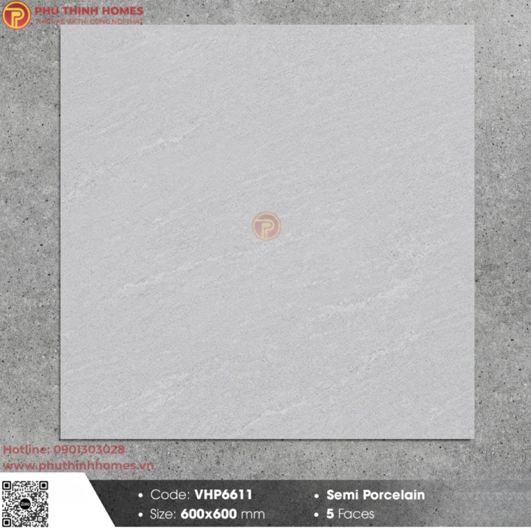 Gạch Viglacera 60x60 VHP6611 bề mặt mờ